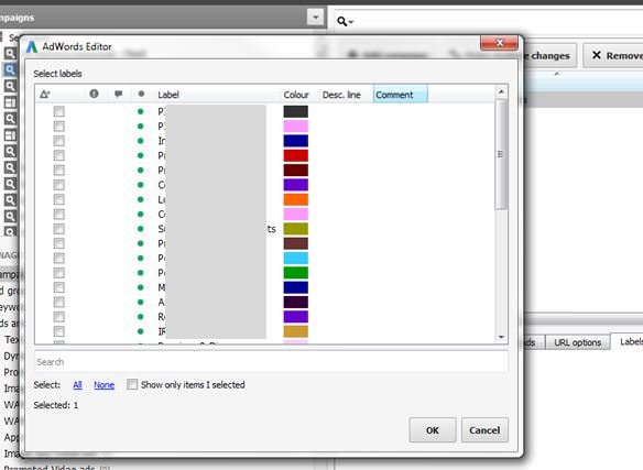 labels-adwords-editor
